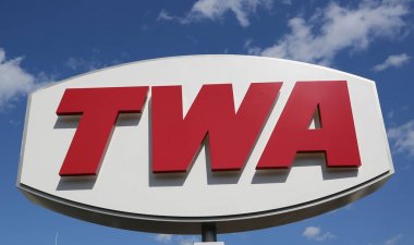 New York- 16 Mayıs 2019: Twa Hotel, New York'taki John F. Kennedy Uluslararası Havaalanı'nda (Jfk) Eero Saarinen tarafından tasarlanan tarihi Twa Uçuş Merkezi binasında açıldı.