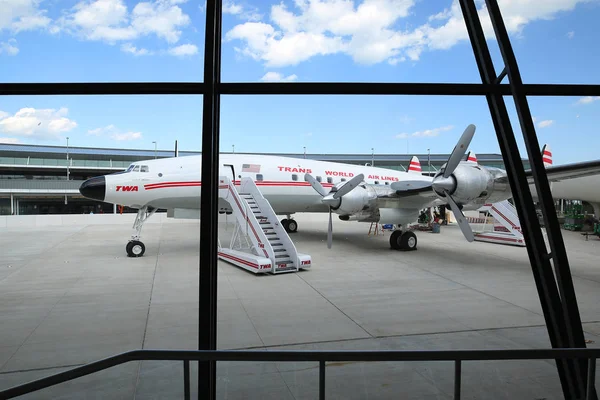 New York Mei 2019 Twa Hotel 1958 Lockheed Constellation Vliegtuig — Stockfoto