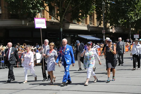 Melbourne Austrália Janeiro 2019 Brunch Vitoriano Ordem Dos Membros Austrália — Fotografia de Stock