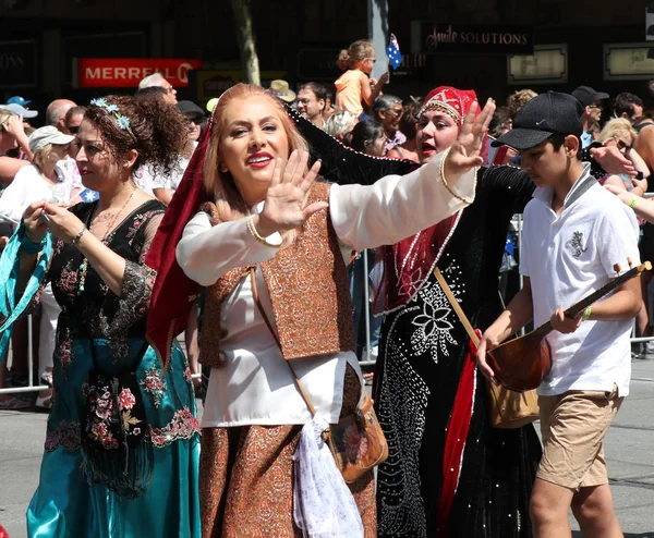 Мельбурн Австра Лія Січня 2019 Австралійський Іранська Молодіжна Спільнота Членів — стокове фото