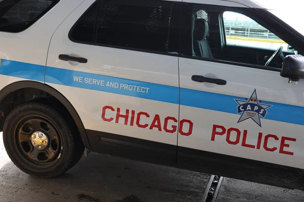 Chicago Illinois Maggio 2019 Chicago Police Department Car Downtown Chicago — Foto Stock