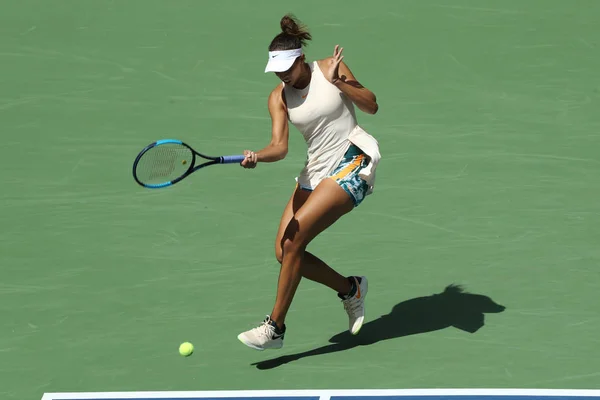 New York Septembrie 2018 Jucătorul Profesionist Tenis Madison Keys Din — Fotografie, imagine de stoc