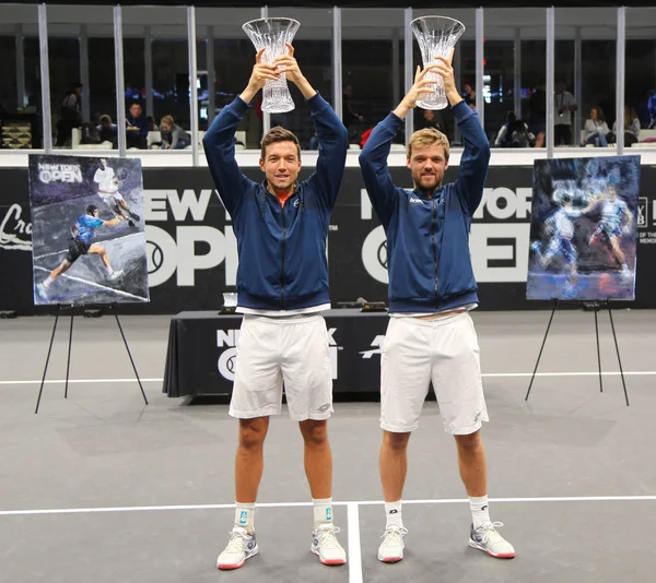 Uniondale New York Února 2019 2019 New York Open Čtyřhry — Stock fotografie