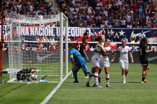 ハリソン 2019年5月26日 米国女子代表Fwマロリー 2019年女子ワールドカップの準備としてメキシコとの親善試合でゴールを決める — ストック写真