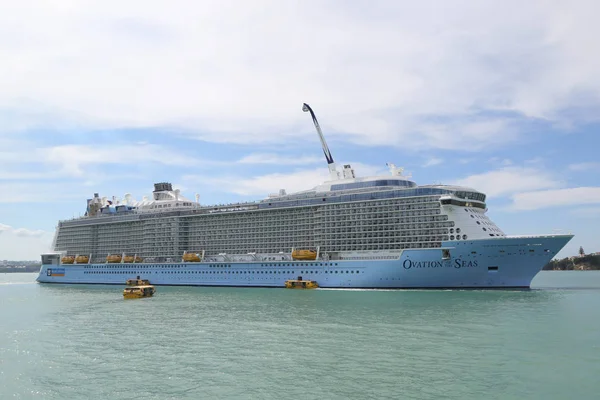 Auckland New Zealand January 2019 Royal Caribbean Cruise Ship Ovation — Stock Photo, Image