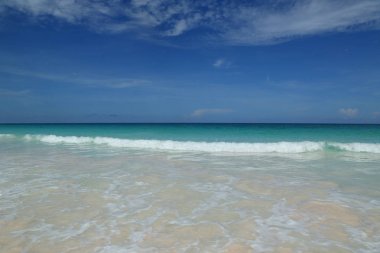 Harbor Island, Bahamalar güzel bir Karayip plaj