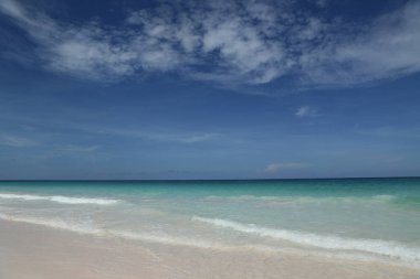 Harbor Island, Bahamalar güzel bir Karayip plaj