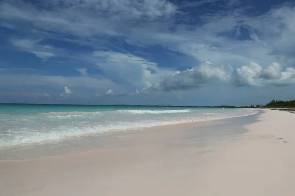Nádherná Karibská Pláž Ostrově Harbor Bahamy — Stock fotografie