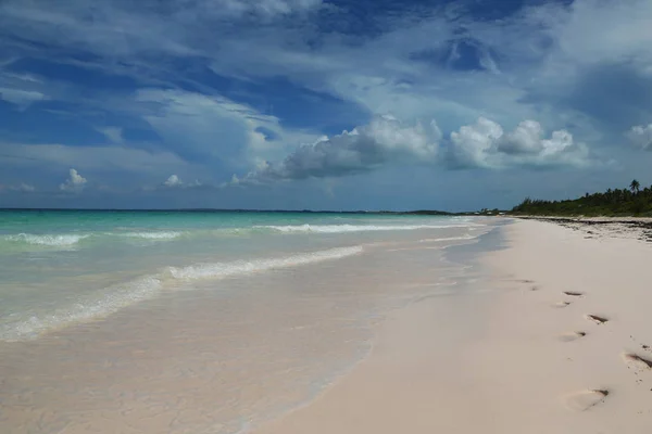 Frumoasa Plaja Din Caraibe Harbor Island Bahamas — Fotografie, imagine de stoc