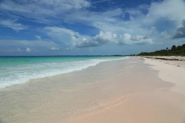 Nádherná Karibská Pláž Ostrově Harbor Bahamy — Stock fotografie