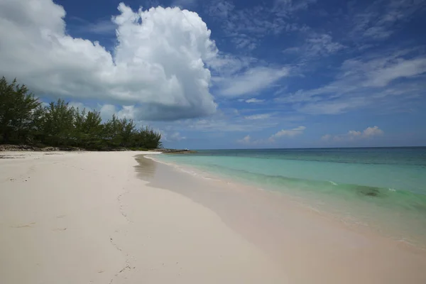 Krásná Pláž Tay Bay Ostrově Eleuthera Bahamy — Stock fotografie