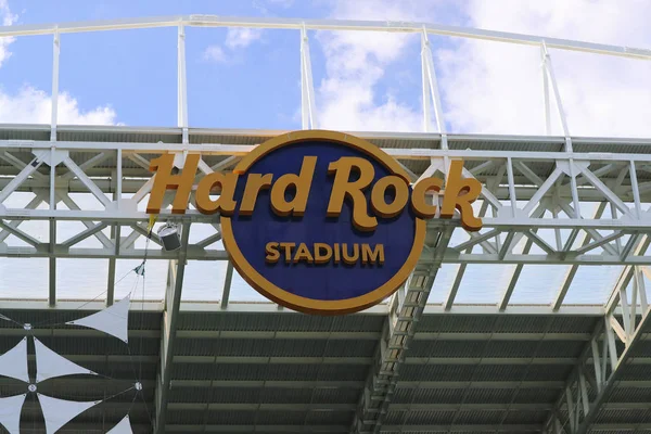 Miami Gardens Florida Março 2019 Hard Rock Stadium Durante 2019 — Fotografia de Stock
