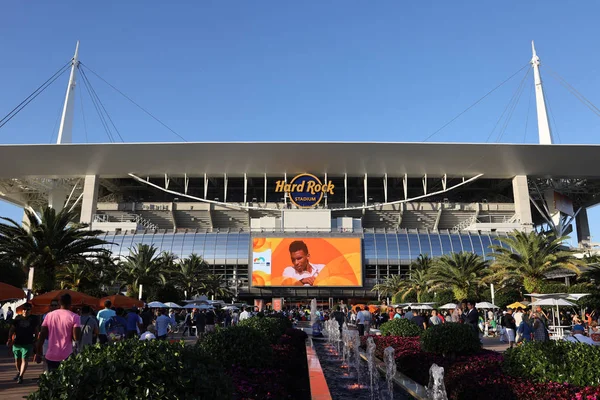 Miami Gardens Floryda Marca 2019 Hard Rock Stadium Podczas 2019 — Zdjęcie stockowe