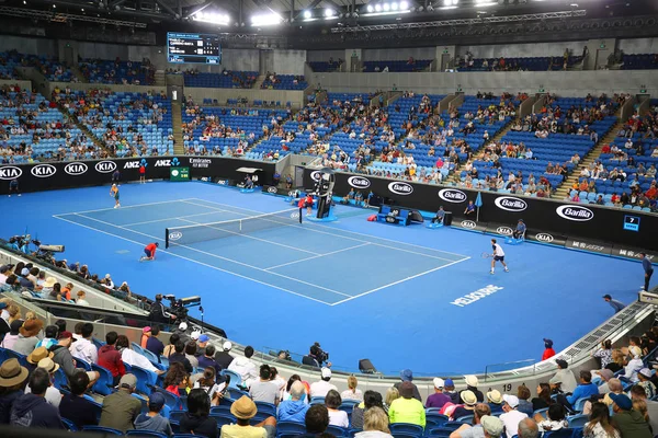 Melbourne Australia Enero 2019 Margaret Court Arena Durante Partido Del — Foto de Stock