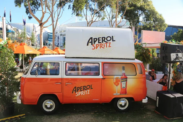 Melbourne Australia Enero 2019 Aperol Spritz Presenta Club Aperol Abierto — Foto de Stock