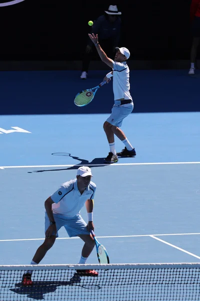 Melbourne Austrália Janeiro 2019 Campeões Grand Slam Mike Bob Bryan — Fotografia de Stock