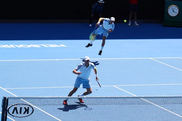 Melbourne Austrália Janeiro 2019 Campeões Grand Slam Mike Bob Bryan — Fotografia de Stock