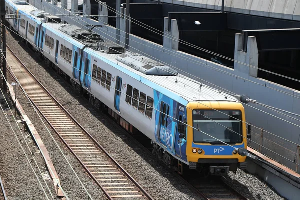 Melbourne Australia Enero 2019 Tren Suburbano Transporte Público Melbourne Operado — Foto de Stock