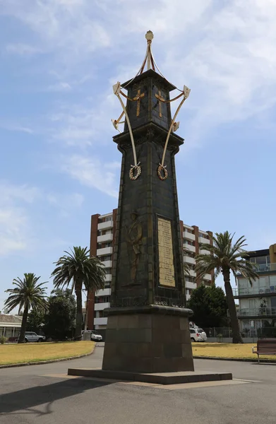 Kilda Austrália Janeiro 2019 Memorial Guerra África Sul Alfred Square — Fotografia de Stock