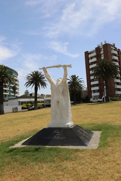 Kilda Austrália Janeiro 2019 Victoria Cross Monument Alfred Square Park — Fotografia de Stock