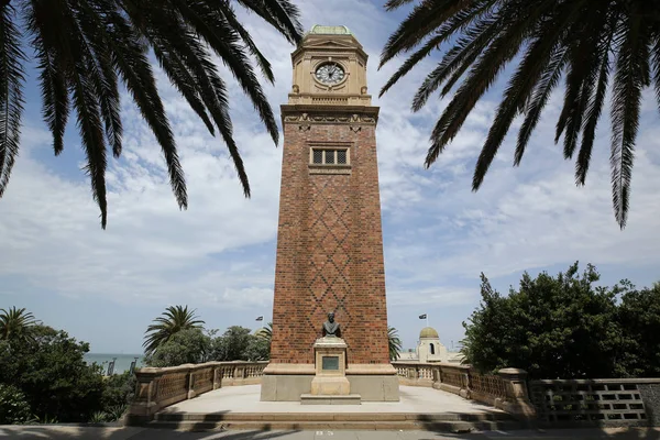 Kilda Australia January 2019 Clock Tower Bronze Bust Commemorate Carlo — Stock Photo, Image
