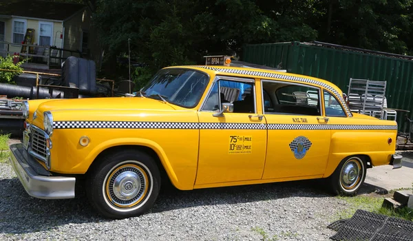 Hewitt New Jersey Červenec 2019 Checker Taxi Cab Vyráběné Společností — Stock fotografie