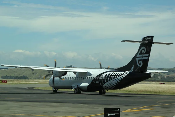 Napier Nuova Zelanda Gennaio 2019 Aereo Air New Zealand Asfalto — Foto Stock