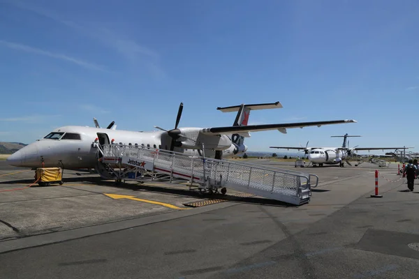 Napier Nya Zeeland Januari 2019 Jetstar Airways Plane Asfalt Hawke — Stockfoto