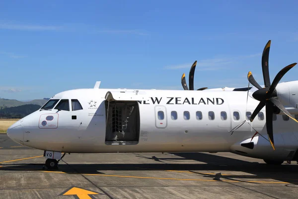 Napier Nueva Zelanda Enero 2019 Avión Air New Zealand Sobre —  Fotos de Stock