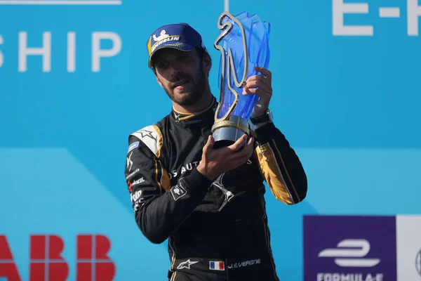 New York Lipiec 2019 Jean Eric Vergne Fra Tegeetah Team — Zdjęcie stockowe