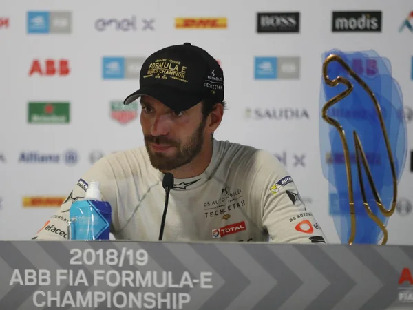 Nova Iorque Julho 2019 Campeão Mundial Fórmula Fia Jean Eric — Fotografia de Stock