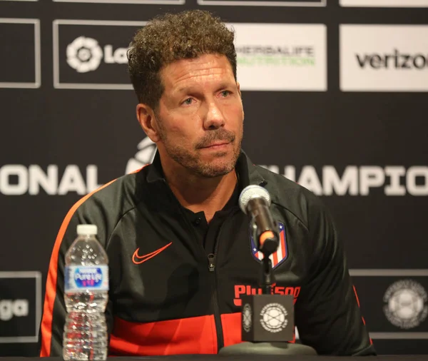 East Rutherford Julio 2019 Diego Simeone Manager Del Atlético Madrid — Foto de Stock