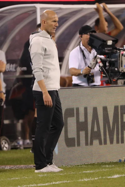 East Rutherford July 2019 Zinedine Zidane Manager Real Madrid 2019 — Stock Photo, Image