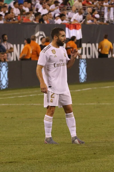 East Rutherford July 2019 Dani Carvajal Real Madrid Action Match — Stock Photo, Image