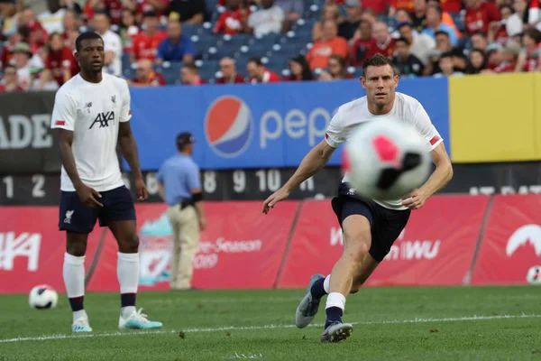 New York Juli 2019 James Milner Von Liverpool Einsatz Gegen — Stockfoto