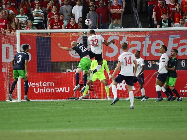 New York July 2019 Center Back Joel Matip Liverpool Action — Stock Photo, Image