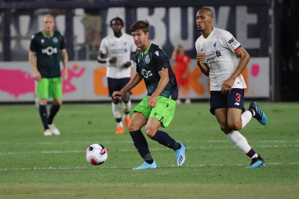 New York July 2019 Midfielder Fabinho Liverpool Action Sporting 2019 — Stock Photo, Image