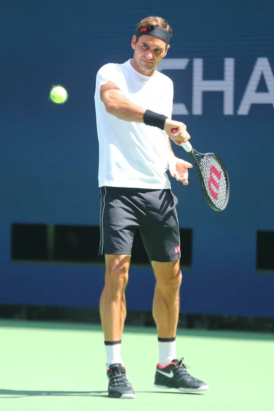 New York Augustus 2019 Keer Kampioen Grand Slam Roger Federer — Stockfoto