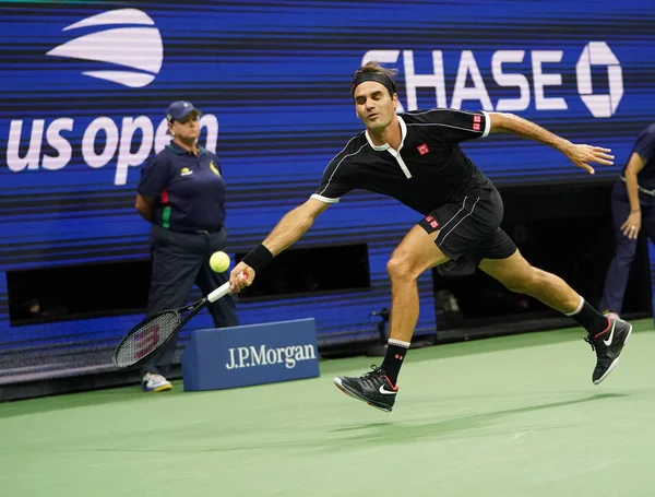 New York Září 2019 Time Vítěz Grand Slam Roger Federer — Stock fotografie