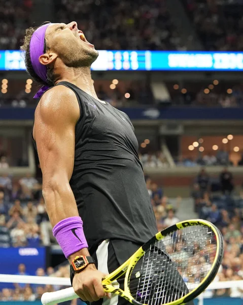 Nueva York Septiembre 2019 Veces Campeón Del Grand Slam Rafael —  Fotos de Stock