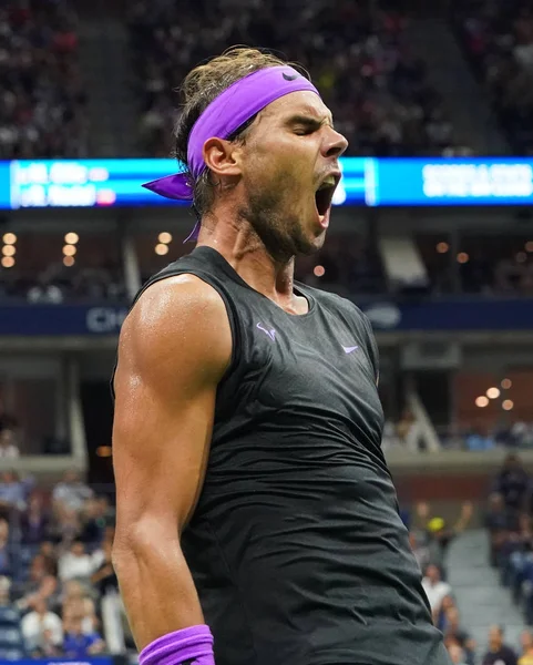 New York - 2 Eylül 2019: Billie Jean King Ulusal Tenis Merkezi'nde Marin Cilic ile oynanan 2019 ABD Açık 16.