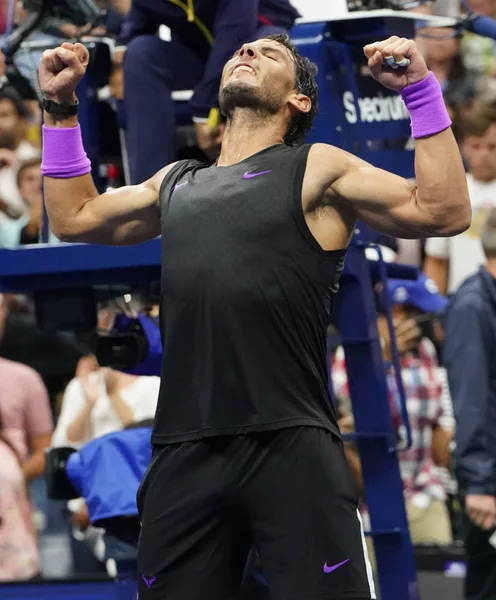 New York September 2019 Grand Slam Sieger Rafael Nadal Aus — Stockfoto