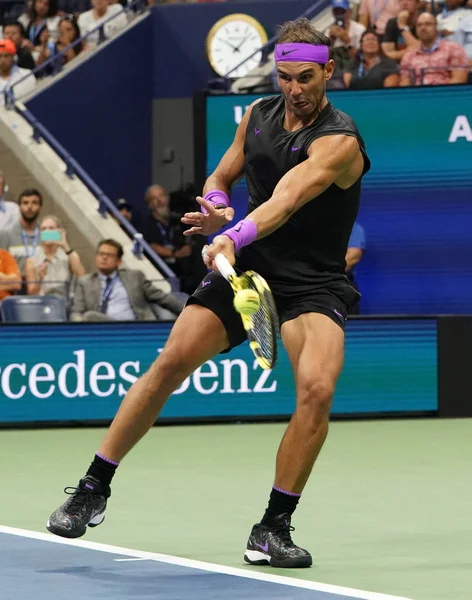Nova Iorque Setembro 2019 Vezes Campeão Grand Slam Rafael Nadal — Fotografia de Stock