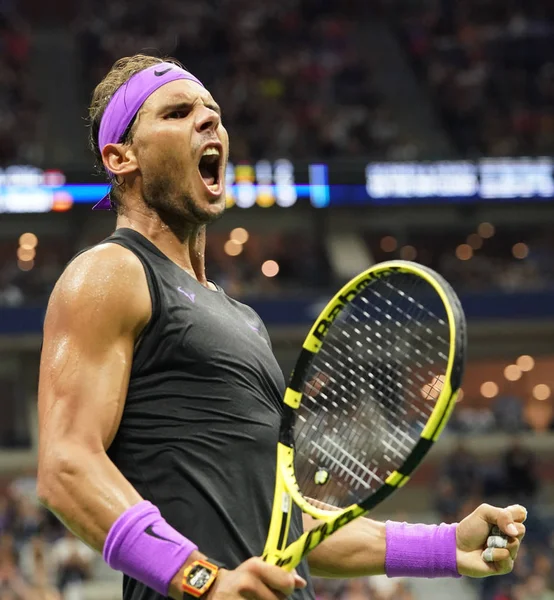 Nueva York Septiembre 2019 Veces Campeón Del Grand Slam Rafael — Foto de Stock