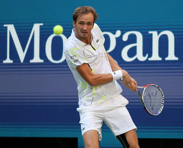 Nueva York Septiembre 2019 Tenista Profesional Daniil Medvedev Rusia Acción —  Fotos de Stock