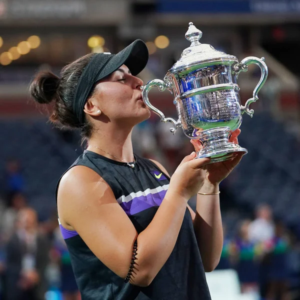 Нью Йорк Вересня 2019 2019 Сша Відкритого Чемпіона Бьянка Андрееску — стокове фото