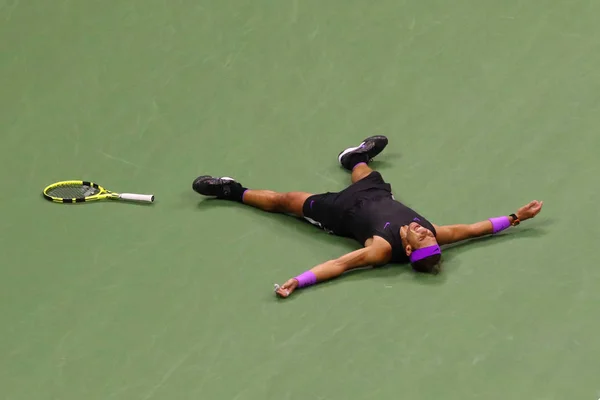 New York Září 2019 2019 Americký Vítěz Rafael Nadal Španělsko — Stock fotografie