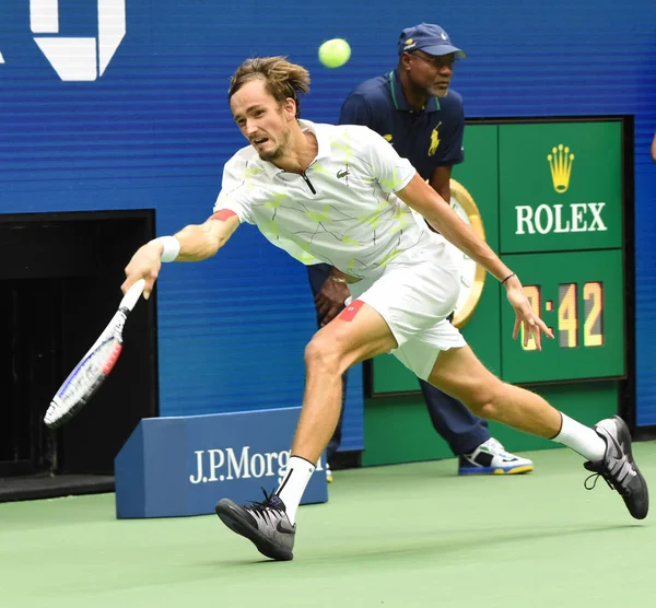 Nueva York Septiembre 2019 Finalista Del Open 2019 Daniil Medvedev — Foto de Stock