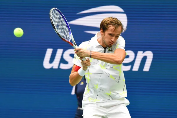 Nueva York Septiembre 2019 Finalista Del Open 2019 Daniil Medvedev —  Fotos de Stock