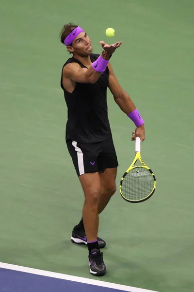 New York September 2019 Open 2019 Champion Rafael Nadal Spain — Stock Photo, Image